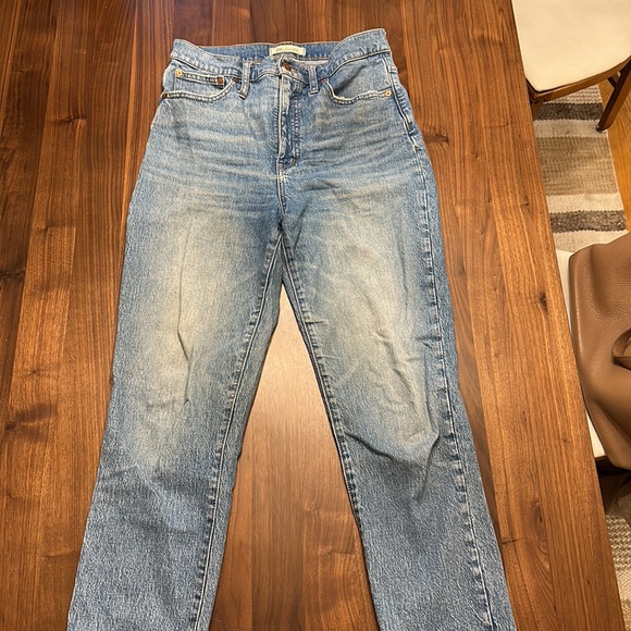 MADEWELL Classic Straight Jeans in Nearwood Wash 27 - Picture 4 of 5